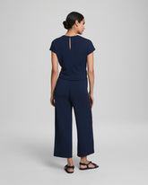 SPANX AirEssentials® Tie-Waist Jumpsuit | Timeless Navy